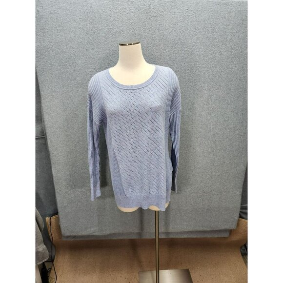 Soft Surroundings Womens Light Blue Knit Sweater Medium - Picture 1 of 6